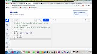 Create a Python program to calculate the MEAN of a given list of numbers