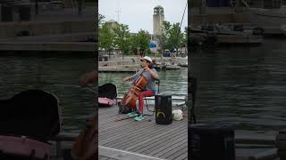 Mesmerizing street performance at Harbour-front Downtown Toronto! #shorts #music #streetperformer