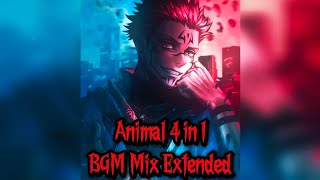Animal 4 in 1 Bgm Mix Extended Song l Animal x Sura x Truth On The Wall  Song l