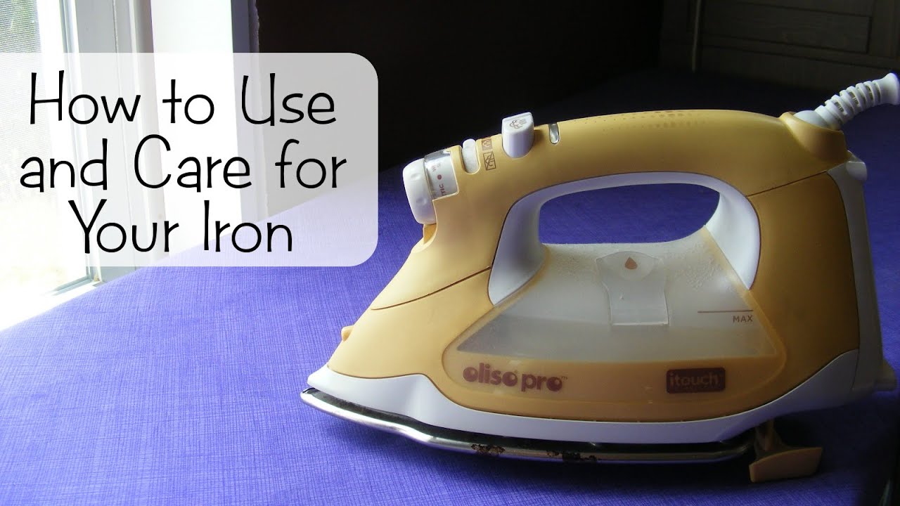 Using A Steam Iron Youtube