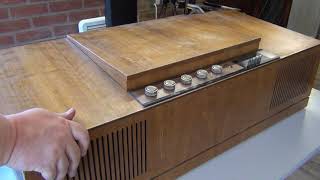 HMV Stereomaster 23301 Radiogram overhaul Pt1 of 3 - BSR UA70 turntable