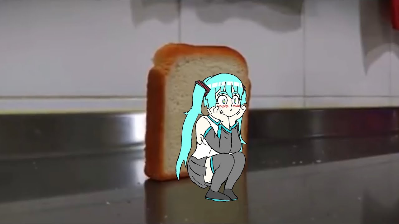 Hatsune Miku Gets Squished By Bread Youtube