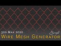 3ds Max Wire Mesh Generator / Design Script | CG Deep Tutorials