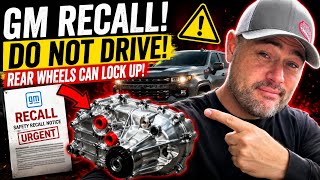 GM Just Issued A Do Not Drive Warning! Rear Wheels Can LOCK UP