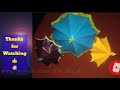 how to make a paper umbrella umbrella that can open and close diy paper crafts