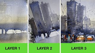 Watercolor layer technique - Why it's important?