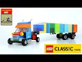 LEGO Classic 10696 Truck. How to build LEGO Classic for Kids. Minimalism with Kids. Toys Minimalism.