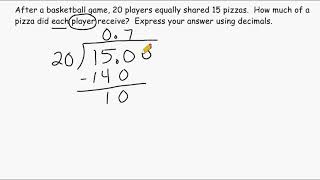 Division - Dividing A Smaller Number By A Larger Number