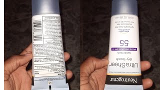 Neutrogena Ultra Sheer Dry-Touch Sunscreen Review