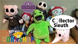 Nightmare Before Christmas Build-a-Bear BAB Oogie Boogie Plush + Jack Scentsy Buddy Plush