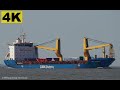 BBC GEORGIA - Shipspotting Germany 🇩🇪 IMO 9357224 - River Elbe near City Otterndorf - 4K VIDEO