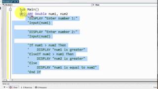 Visual Basic - Pseudocode to If-Else If-Else Conversion