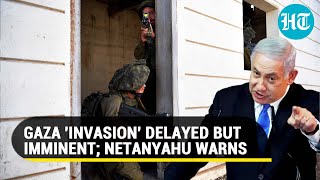 'Israel Ready But...': Netanyahu Delaying Gaza Incursion To Let U.S. Rush Missiles To Middle East?