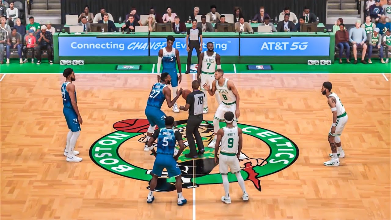 Minnesota Timberwolves Vs Boston Celtics 1/10/2024 NBA 2K24 Gameplay ...