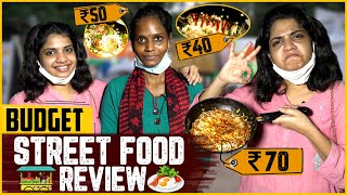 Budget Street Food Review 🍳😋| Chennai Street Food 🥙👌| Raghavi Vlogs