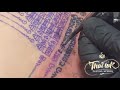 Gao Yord Traditional Thai Hand Poking Tattoo | Thai Ink Tattoo Studio