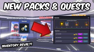 NEW Packs \u0026 Quests, Inventory Reveal?! (Super League Soccer Roblox)