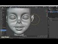 how to sculpt a stylized character head in blender full process blender sculpting tutorial