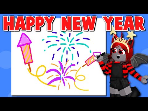 NEW YEARS Speed Draw! Roblox