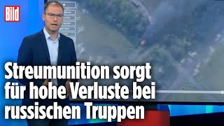 Russen-Soldaten fliehen vor Streumunition | BILD Lagezentrum