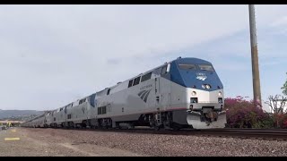 MASSIVE AMTRAK SOUTHWEST CHIEF - TEN HOURS LATE [READ DESCRIPTION]