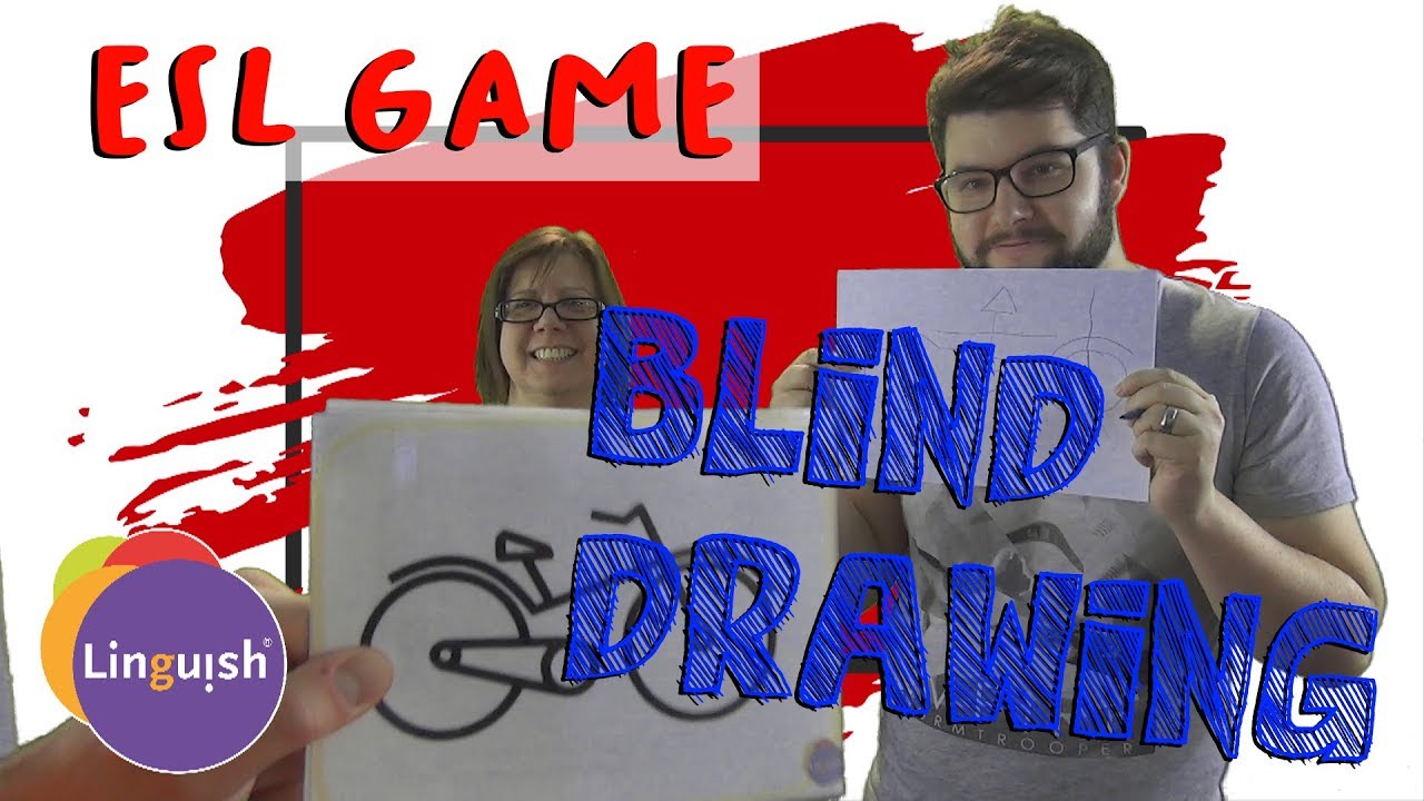 Linguish Esl Games Blind Drawing Lt131 Youtube