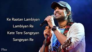 Raataan Lambiyan Lyrics | Shershaah | Sidharth, Kiara | Tanishk Bagchi |Jubin Nautiyal |Asees Kaur
