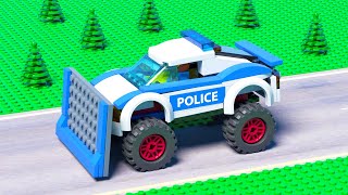 LEGO Experimental Police Bulldozer Truck Fail