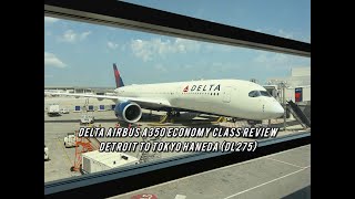 Trip Report: Delta Air Lines Airbus A350 Economy Class, Detroit to Tokyo Haneda (DL275)