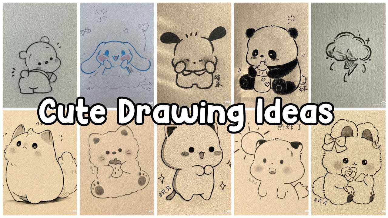 Cute Drawing Step By Step Easy Drawing Ideas Infoupdate Org