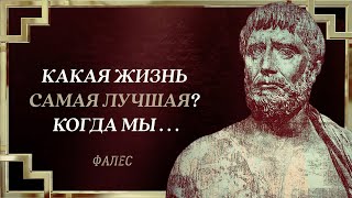 Мудрость Одного Из Семи Мудрецов Древней Греции | Мудрость Фалеса | Цитаты, Высказывания, Афоризмы