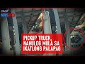 Pickup truck, nahulog mula sa ikatlong palapag | GMA Integrated Newsfeed