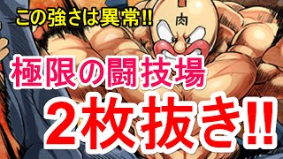 【パズドラ】この強さは異常‼キン肉マン2枚抜きで闘技場！【カーリー＆ピィワンパン】