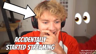 TommyInnit accidentally goes live 👀⚠️😏