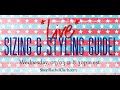 a boutique by Rachel Clark *Live* Sizing & Styling Guide 07.03.24