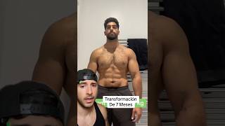 Transformación Física En 7 Meses #fitness #gym #viral