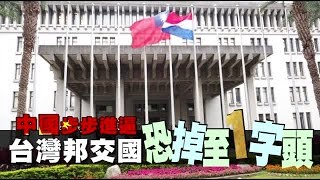 中國步步進逼 台灣邦交國恐掉至1字頭 | 台灣蘋果日報