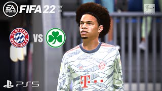 FIFA 22 - Bayern Munich vs Greuther Furth | Bundesliga | PS5™ Gameplay [1080p 60FPS]
