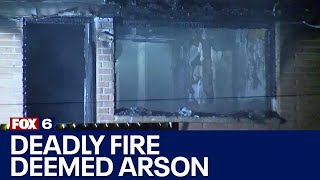 Kenosha fire investigated as arson; father, son dead | FOX6 News Milwaukee