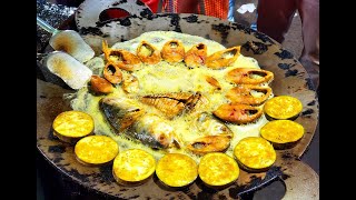 পদ্মার সুস্বাদু ইলিশ খেতে মাওয়া ঘাটে || Eating Hilsa Fish in Mawa Ghat