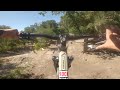 riding at the ladera dirt jumps