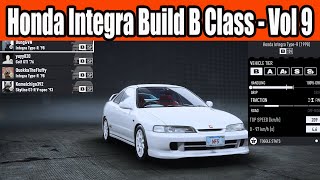 Honda Integra Type R build B Class Car in NFS Unbound Vol 9