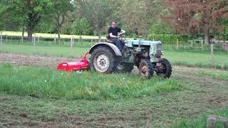 MAN 4N1 1957 mit Maschio Barbi 180 schlegelmulcher