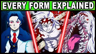 All of Muzan's Forms and Their Powers Explained! (Demon Slayer Every Muzan Transformation)