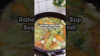 Nyesel Baru Tau  5 Tips Untuk Membuat Sayur Sop Yang Segar Dan Berkuah Bening