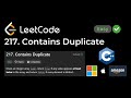 Contains Duplicate - Leetcode 217 - C++