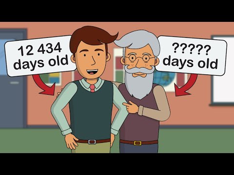 How many days old are you if you are 70?