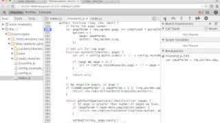 Node Inspector Unpausing