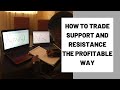 How To Trade Support and Resistence The Profitable Way - Forex Strategy