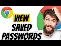 How to View Saved Passwords in Chrome App - iOS & Android